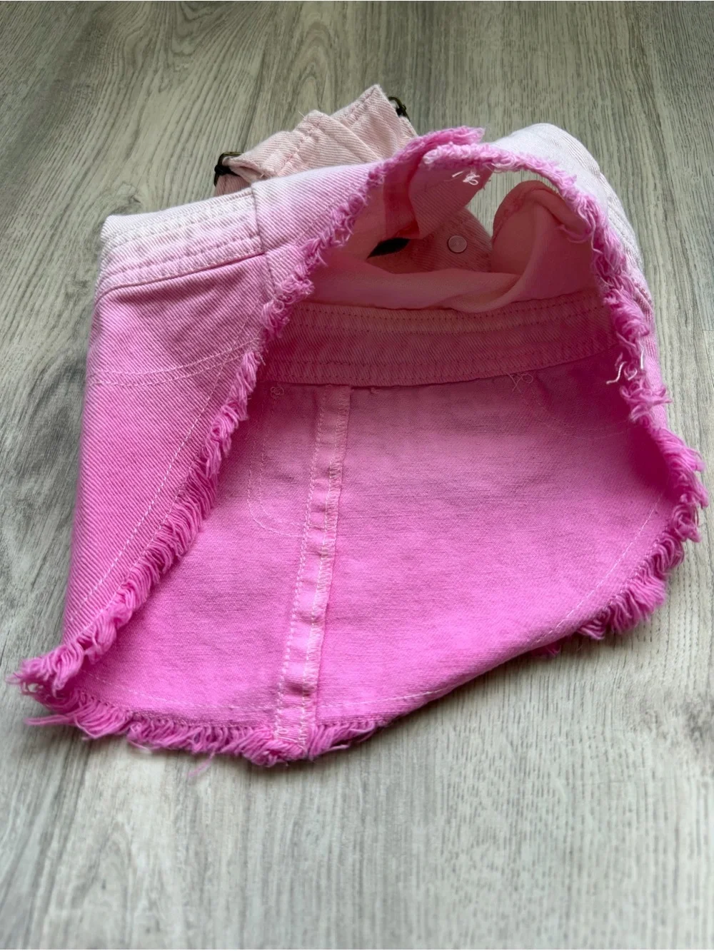 Pink Ombre - Denim Overalls for Pets/Small Dogs w/ Studded Accents on Pockets